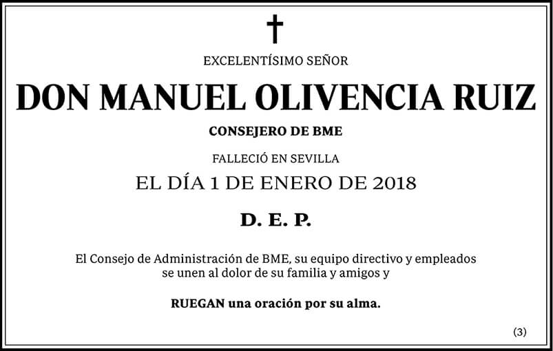 Manuel Olivencia Ruiz